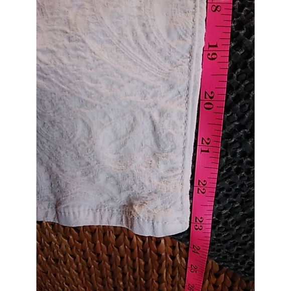 Dear John White Paisley Jeans Size 31 - Picture 11 of 12